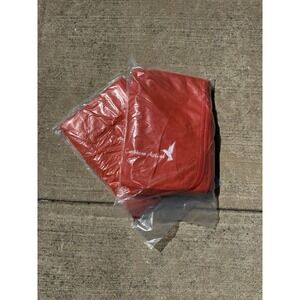 CARIBBEAN AIRLINES Fleece Blanket Orange Travel Set Lot of‎ 2 Sealed NEW